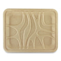 World Centric Fiber Trays, 1-Compartment, 9.1 x 7.1 x 0.7, Natural, Paper, 500/Carton