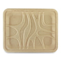 World Centric Fiber Trays, PLA Lined, PFAS Free, 1-Compartment, 9.1 x 7.1 x 0.7, Natural, Paper, 500/Carton