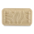 World Centric Fiber Trays, 1-Compartment, 8.3 x 4.9 x 0.7, Natural, Paper, 500/Carton