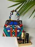 Knot Africa Print Mini Bag by Duma Mbili LLC