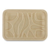 World Centric Fiber Trays, 1-Compartment, 8.2 x 5.7 x 0.7, Natural, Paper, 500/Carton
