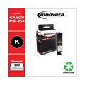 Innovera Remanufactured Black Ink, Replacement for PGI-250B (6497B001), 300 Page-Yield