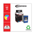 Innovera Remanufactured Tri-Color Ink, Replacement for 22 (C9352AN), 165 Page-Yield