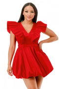 Deep V-Neck Sleeveless Dress by The House of Stylez