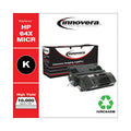 Innovera Remanufactured Black High-Yield MICR Toner, Replacement for 64XM (CC364XM), 24,000 Page-Yield