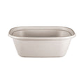 World Centric Fiber Containers, 48 oz, 8.5" Diameter x 3"h, Natural, Paper, 400/Carton
