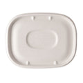 World Centric Fiber Lids for Fiber Containers, 8.9 x 6.9 x 0.4, Natural, Paper, 400/Carton