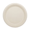 World Centric Fiber Plates, 10" dia, Natural, 800/Carton