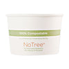 World Centric No Tree Paper Bowls, 16 oz, 4.4" Diameter x 3"h, Natural, Sugarcane, 500/Carton