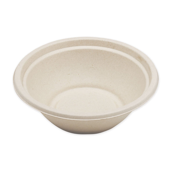 World Centric Fiber Bowls, 24 oz, 7.4" Diameter x 2.3"h, Natural, 500/Carton