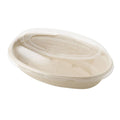 World Centric PLA Lids for Fiber Burrito Bowls, 8" Diameter, Clear, Plastic, 400/Carton