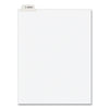 Avery-Style Preprinted Legal Bottom Tab Divider, 26-Tab, Exhibit E, 11 x 8.5, White, 25/PK