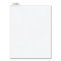 Avery-Style Preprinted Legal Bottom Tab Divider, 26-Tab, Exhibit E, 11 x 8.5, White, 25/PK