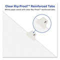 Avery-Style Preprinted Legal Bottom Tab Dividers, 26-Tab, Exhibit O, 11 x 8.5, White, 25/Pack