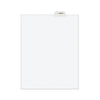 Avery-Style Preprinted Legal Bottom Tab Dividers, 26-Tab, Exhibit L, 11 x 8.5, White, 25/Pack