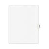 Avery-Style Preprinted Legal Side Tab Divider, 26-Tab, Exhibit F, 11 x 8.5, White, 25/Pack, (1376)