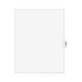 Avery-Style Preprinted Legal Side Tab Divider, 26-Tab, Exhibit F, 11 x 8.5, White, 25/Pack, (1376)