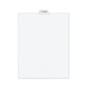 Avery-Style Preprinted Legal Bottom Tab Divider, 26-Tab, Exhibit H, 11 x 8.5, White, 25/PK