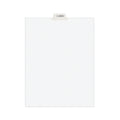 Avery-Style Preprinted Legal Bottom Tab Divider, 26-Tab, Exhibit C, 11 x 8.5, White, 25/PK