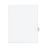 Avery-Style Preprinted Legal Side Tab Divider, 26-Tab, Exhibit Q, 11 x 8.5, White, 25/Pack, (1387)