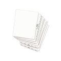 Avery-Style Preprinted Legal Side Tab Divider, 26-Tab, Exhibit W, 11 x 8.5, White, 25/Pack, (1393)