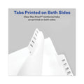 Avery-Style Preprinted Legal Bottom Tab Divider, 26-Tab, Exhibit K, 11 x 8.5, White, 25/PK