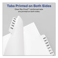 Avery-Style Preprinted Legal Bottom Tab Dividers, 26-Tab, Exhibit O, 11 x 8.5, White, 25/Pack