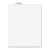 Avery-Style Preprinted Legal Bottom Tab Divider, 26-Tab, Exhibit D, 11 x 8.5, White, 25/PK