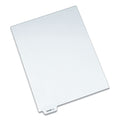 Avery-Style Preprinted Legal Bottom Tab Dividers, 26-Tab, Exhibit U, 11 x 8.5, White, 25/Pack