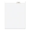Avery-Style Preprinted Legal Bottom Tab Divider, 26-Tab, Exhibit B, 11 x 8.5, White, 25/PK