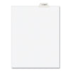 Avery-Style Preprinted Legal Bottom Tab Divider, 26-Tab, Exhibit G, 11 x 8.5, White, 25/PK