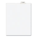 Avery-Style Preprinted Legal Bottom Tab Divider, 26-Tab, Exhibit G, 11 x 8.5, White, 25/PK