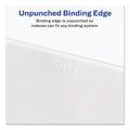 Avery-Style Preprinted Legal Bottom Tab Divider, 26-Tab, Exhibit F, 11 x 8.5, White, 25/PK