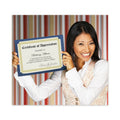 Great Papers! Foil Border Certificates, 8.5 x 11, Ivory/Gold with Channel Gold Border, 12/Pack