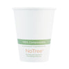 World Centric NoTree Paper Hot Cups, 8 oz, Natural, 1,000/Carton