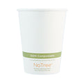 World Centric NoTree Paper Hot Cups, 12 oz, Natural, 1,000/Carton