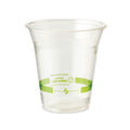 World Centric PLA Clear Cold Cups, 12 oz, Clear, 1,000/Carton