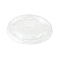 World Centric PLA Clear Cold Cup Lids, Flat Lid, Fits 9 oz to 24 oz Cups, 1,000/Carton