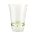 World Centric PLA Clear Cold Cups, 20 oz, Clear, 1,000/Carton