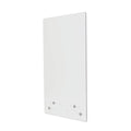 deflecto Mounting Safety Barrier with Full Shield, 23.75" x 31.75", Acrylic, Clear, 2/Carton