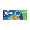 Ziploc Resealable Sandwich Bags, 1.2 mil, 6.5" x 5.88", Clear, 480/Carton