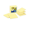 Post-it Original Canary Yellow Pop-up Refill, Note Ruled, 3" x 3", Canary Yellow, 100 Sheets/Pad, 6 Pads/Pack