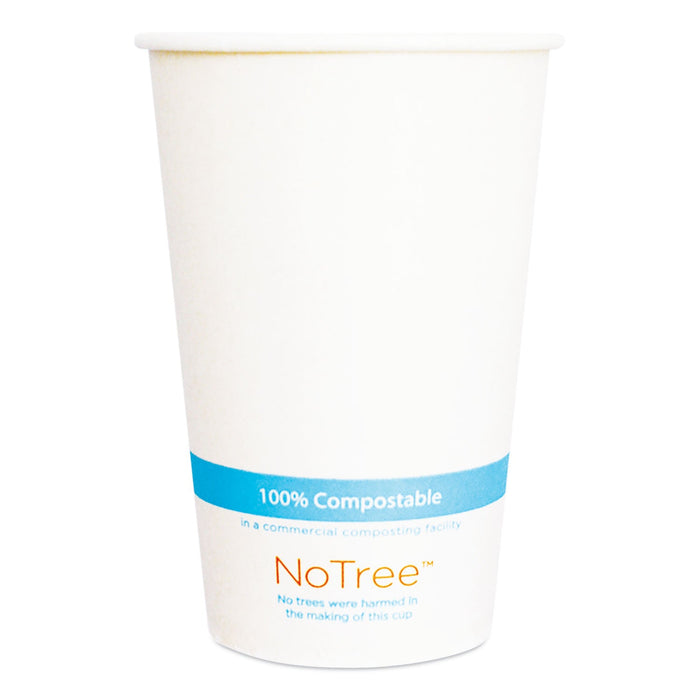World Centric NoTree Paper Cold Cups, 12 oz, Natural, 1,000/Carton