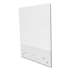 deflecto Mounting Safety Barrier with Full Shield and Brace, 31.5" x 38", Polycarbonate, Clear, 2/Carton