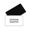 C-Line Slap-Stick Magnetic Label Holders, Side Load, 4.25 x 2.5, White, 10/Pack