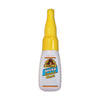 Gorilla Super Glue with Brush and Nozzle Applicators, 0.35 oz, Dries Clear