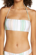 ONeill Dreamland Beach Stripe Bandeau Bikini Top, Size XS by Vanessa Jane