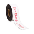 U Brands Dry Erase Magnetic Tape Roll, 3" x 50 ft, White