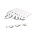 U Brands Dry Erase Magnetic Tape Strips, 6" x 0.88", White, 25/Pack