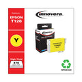 Innovera Remanufactured Yellow Ink, Replacement for 126 (T126420), 470 Page-Yield
